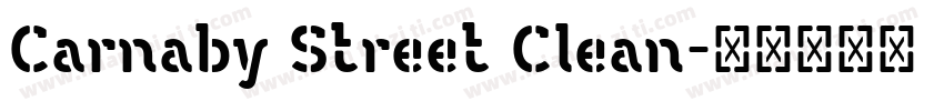 Carnaby Street Clean字体转换